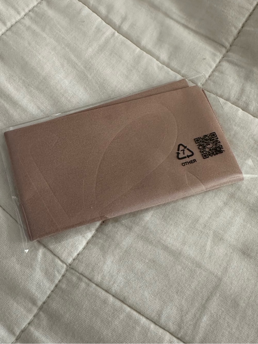 Loewe Square Dusty Rose Scarf with Subtle Tonal Pattern - Picture 2 of 4